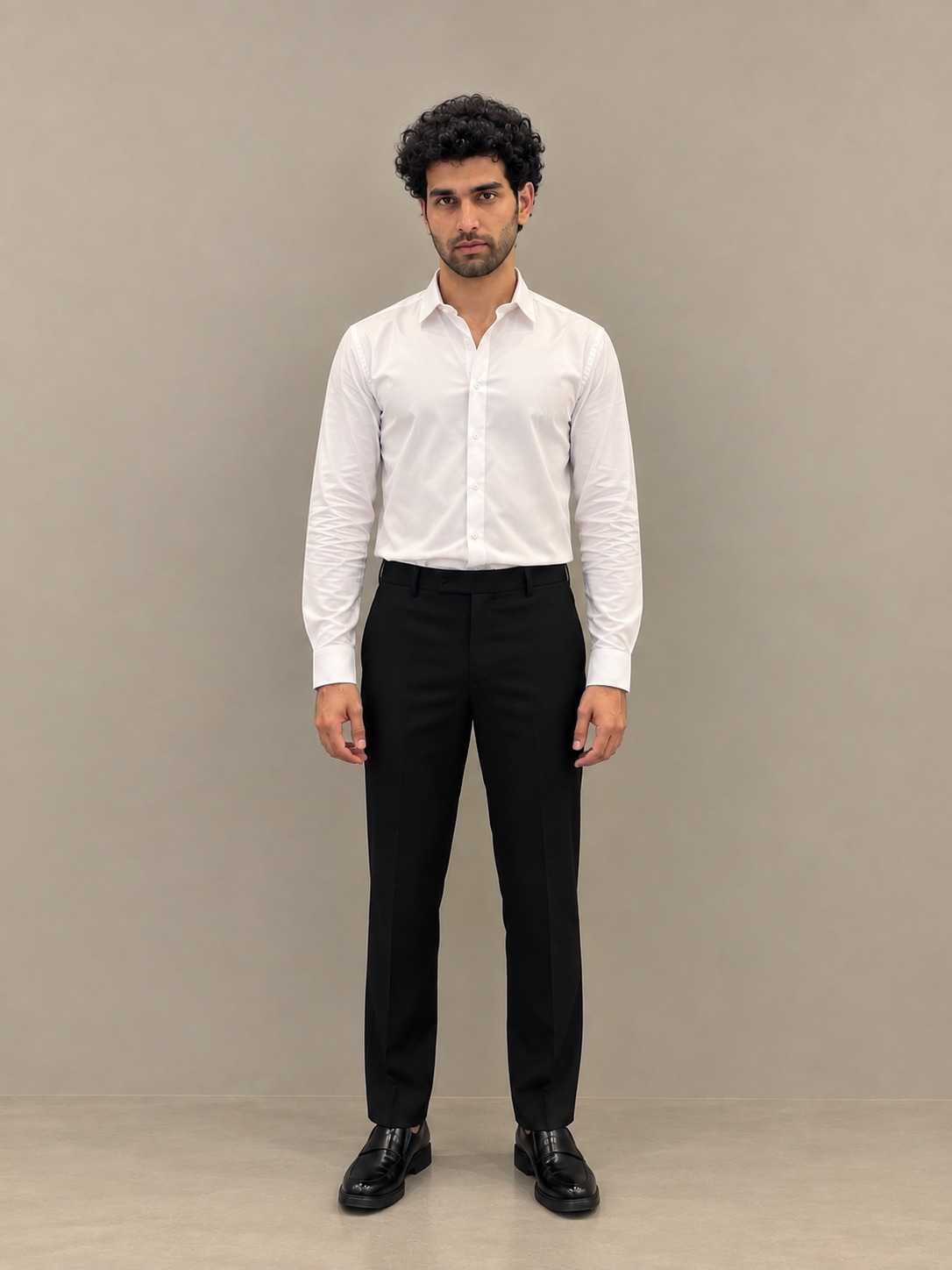 Model photo, one full-body shot sent to StyleUAI
