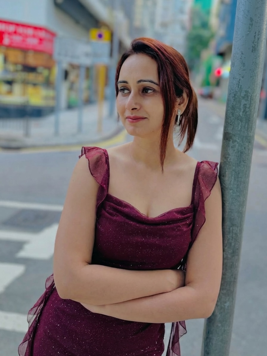 Radhika Bhushan, licensed influencer, StyleUAI generated Instagram post